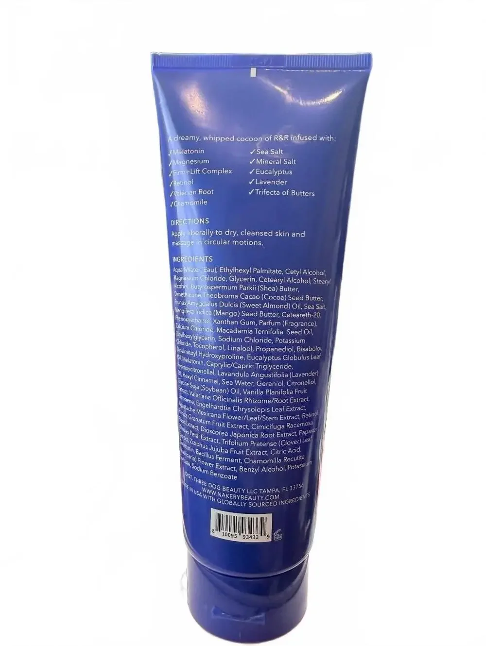 Nakery SkinRecovery Relax Repair Body Balm 8.4 oz New